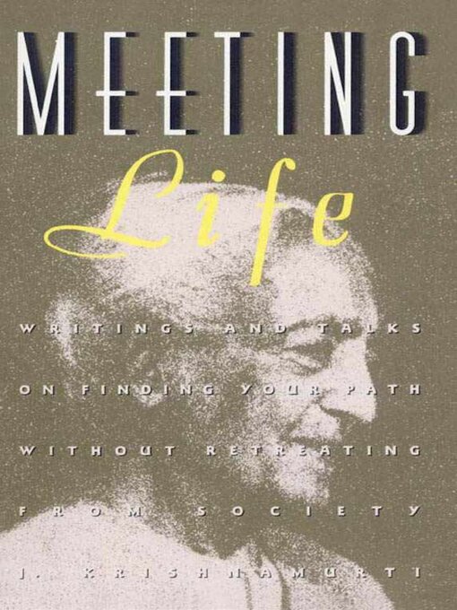 Cover image for Meeting Life
